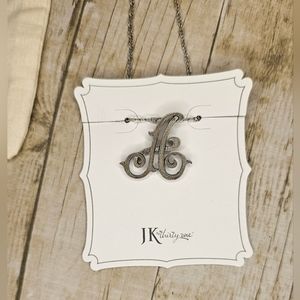 《A》Pendent Necklace [JK Thirty-One] Silver Tone ◇◇NWT◇◇